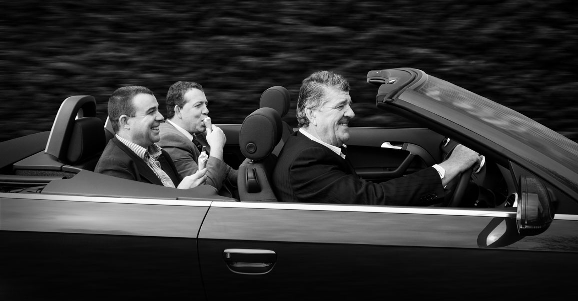 Frank Hogan and sons, taking a trip down memory lane for our Faces of Limerick collection  